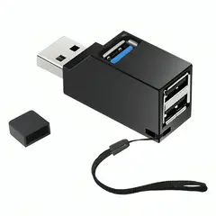 GENERICO - Mini Hub Splitter Usb 3x1 2 Usb 2.0 + Usb 3.0