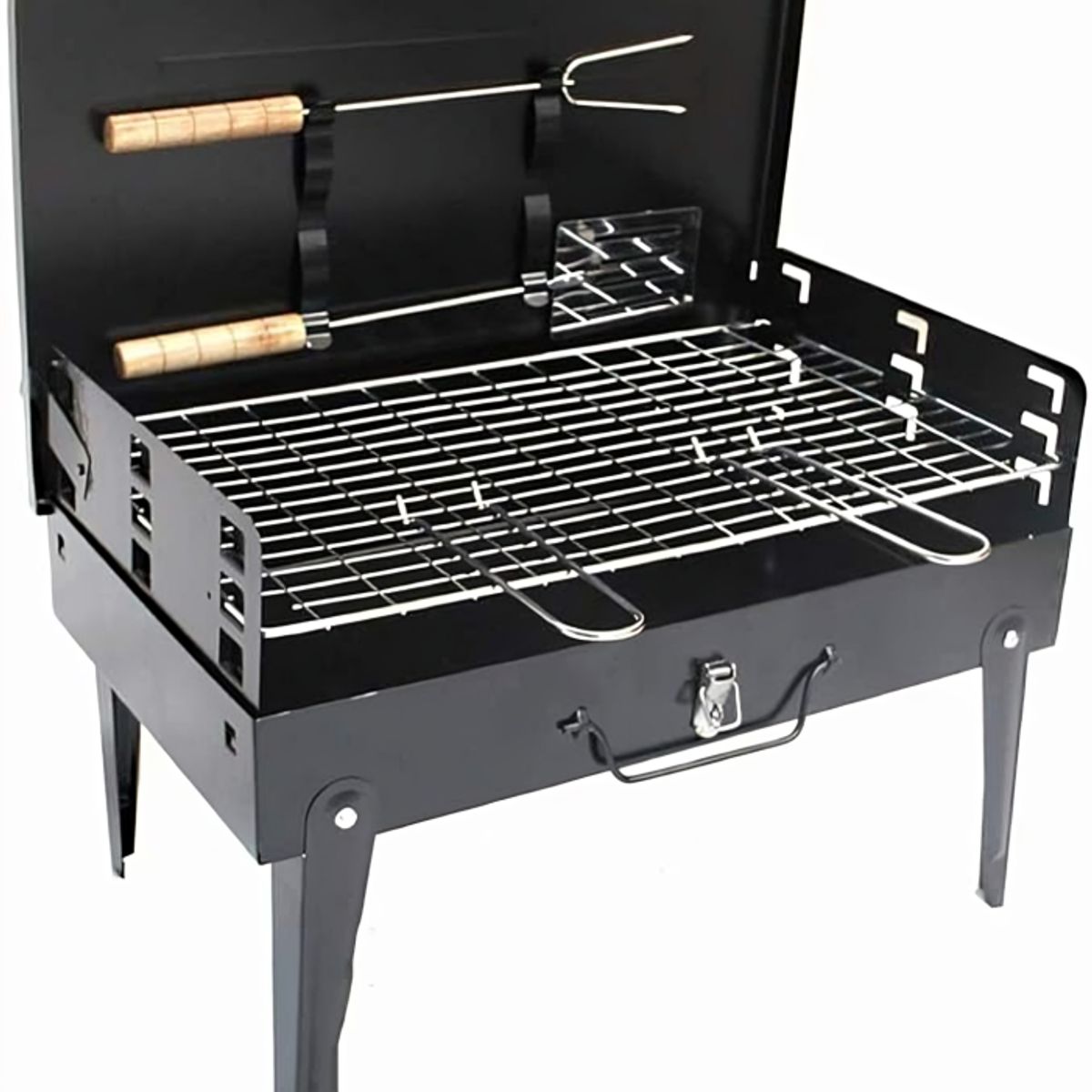 GENERICO - Parrilla Parrillera Para Asado Plegable Portatil