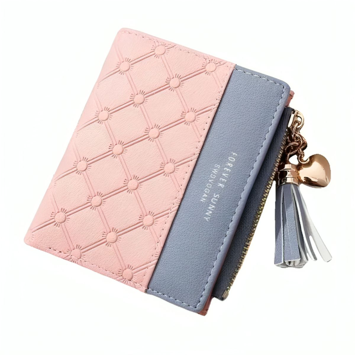 GENERICO - Billetera Tarjetero Monedero Elegante De Mujer Eco Cuero