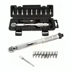 GENERICO - Llave De Torque Torquimetro 14 Pulgada 5 A 25nm -11 Piezas