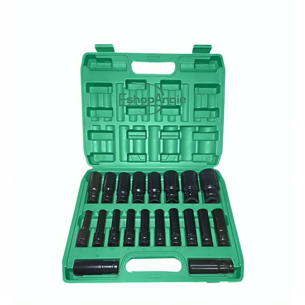 GENERICO - Juego Dados Largos De Impacto 8 - 32mm 20 Piezas