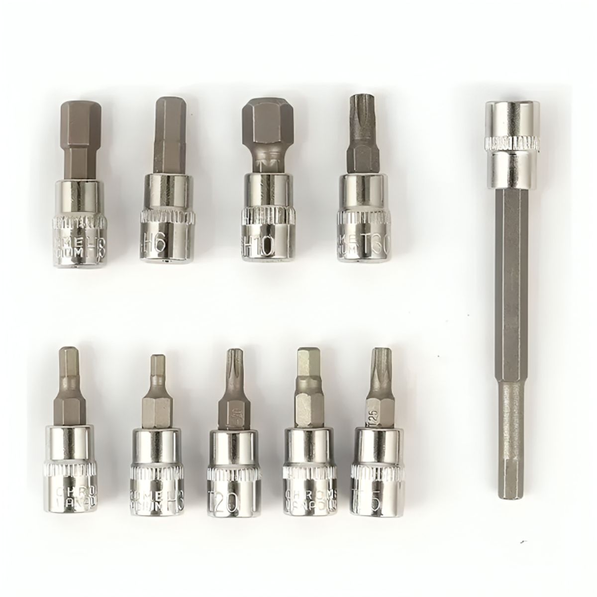 GENERICO - Llave De Torque Torquimetro 14 Pulgada 5 A 25nm -11 Piezas