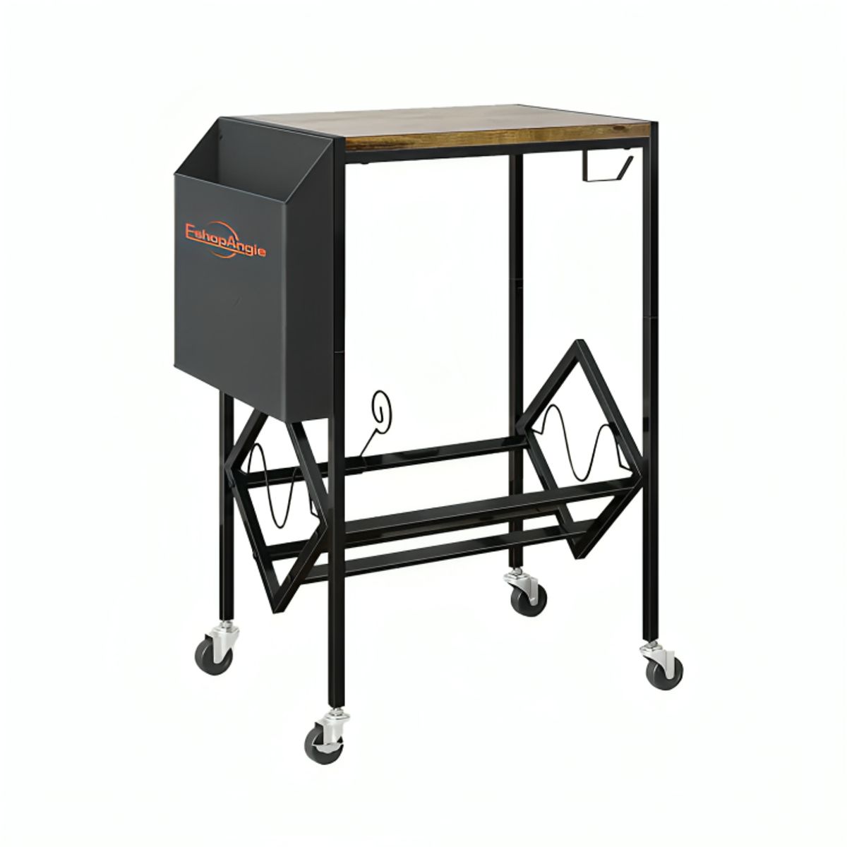 GENERICO - Mesa De Soporte Tocadiscos Y Almacenamiento De Vinilos