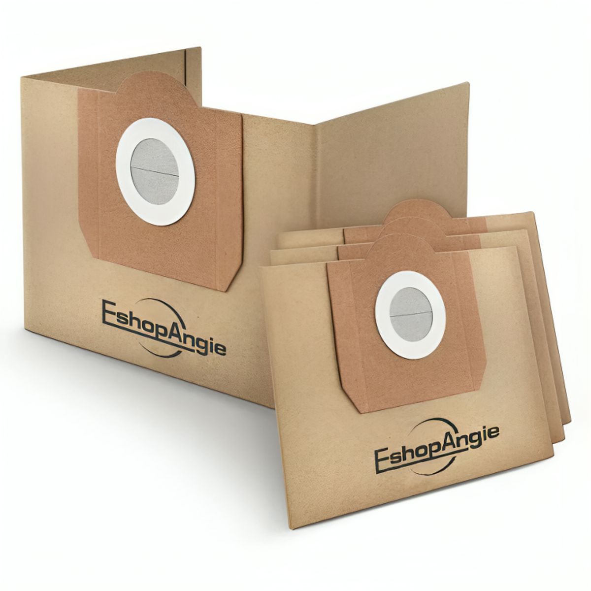 GENERICO - Set 10 Bolsas Papel Aspiradora Karcher Wd3 Mv3 Se4001 Nt20