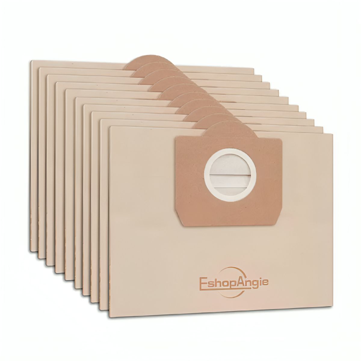 GENERICO - Set 10 Bolsas Papel Aspiradora Karcher Wd3 Mv3 Se4001 Nt20