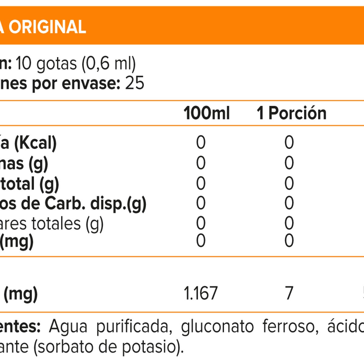 BIOCARE - NUTRISORB HIERRO 15ML