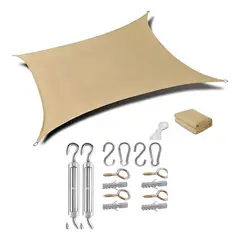 KUANGYE - Toldo Vela 3x2m, Rectangular Color Beige