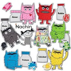 GENERICO - Set Didáctico El Monstruo De Colores Emociones Niños