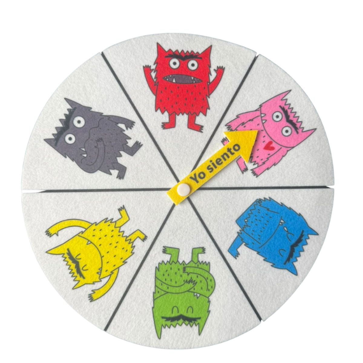 GENERICO - Set Didáctico El Monstruo De Colores Emociones Niños