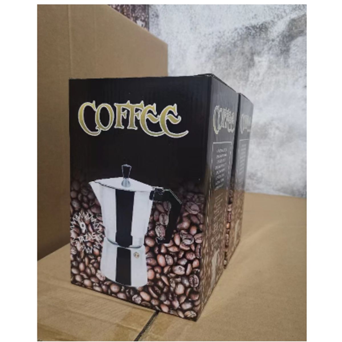 GENERICO - Cafetera Moka Italiana de Aluminio para 6 Tazas