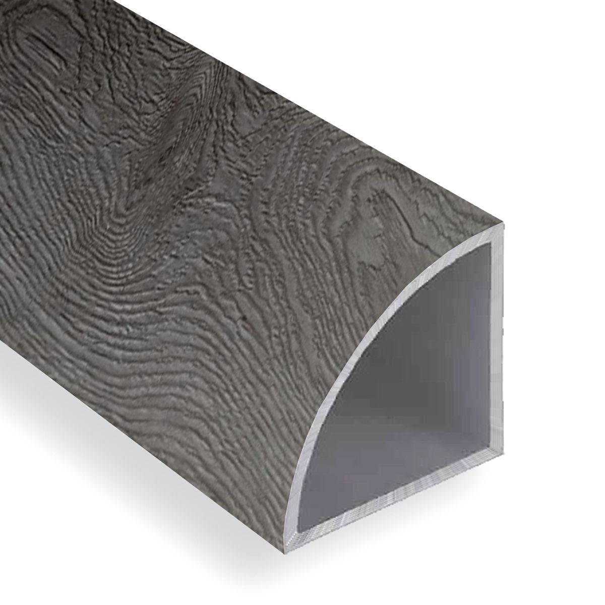 DOER - Cuarto Rodon piso SPC Gris Biselado16.5x28x2400mm 