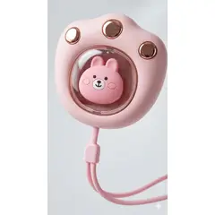 GENERICO - Calentador de Manos Portátil Recargable USB con Diseño Huella de Gato en Rosado