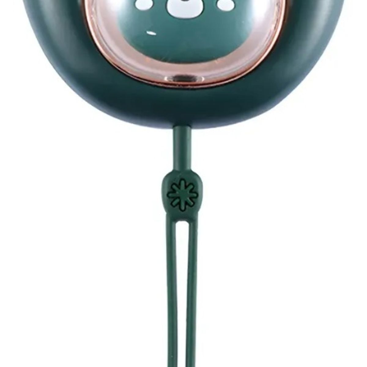 GENERICO - Calentador de Manos Portátil Recargable USB con Diseño Huella de Gato en Verde Oscuro