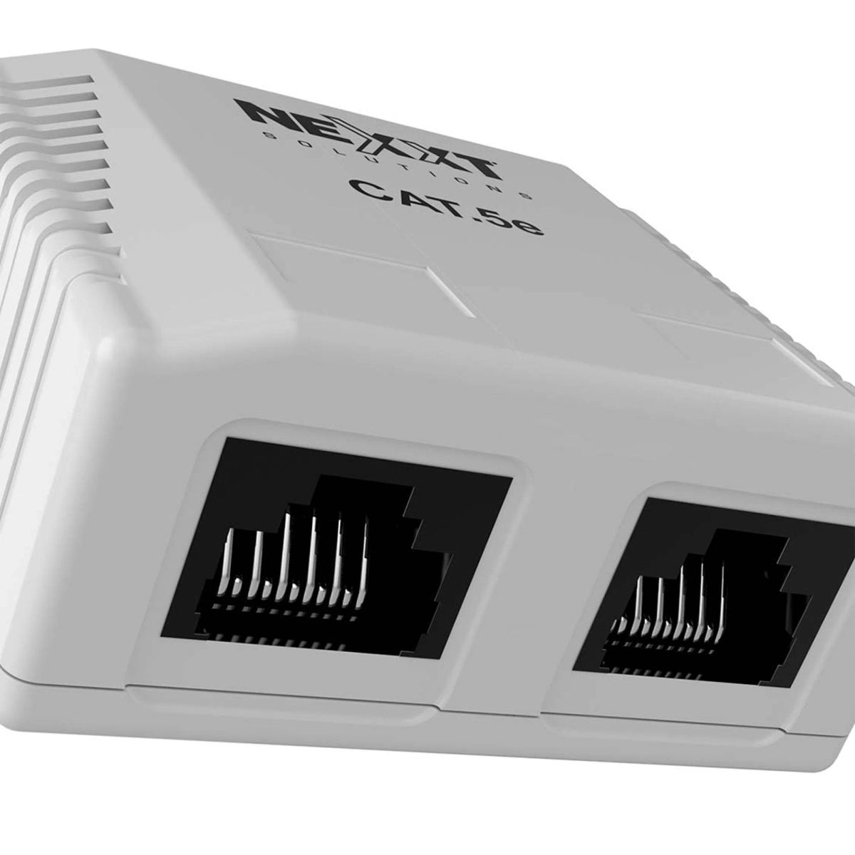 NEXXT SOLUTIONS - Roseta Sobre Puesta Rj45 Cat5e con 2 Módulos Nexxt