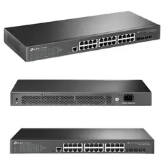 TP LINK - Switch Gestionable 24 Puertos Gigabit L2+ 4 SFP+ TL-SG3428X