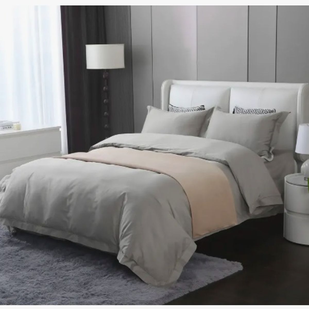 GENERICO - Piecera Cama Super King Beige