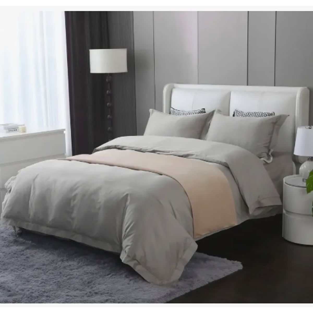 GENERICO - Piecera Cama Super King Beige