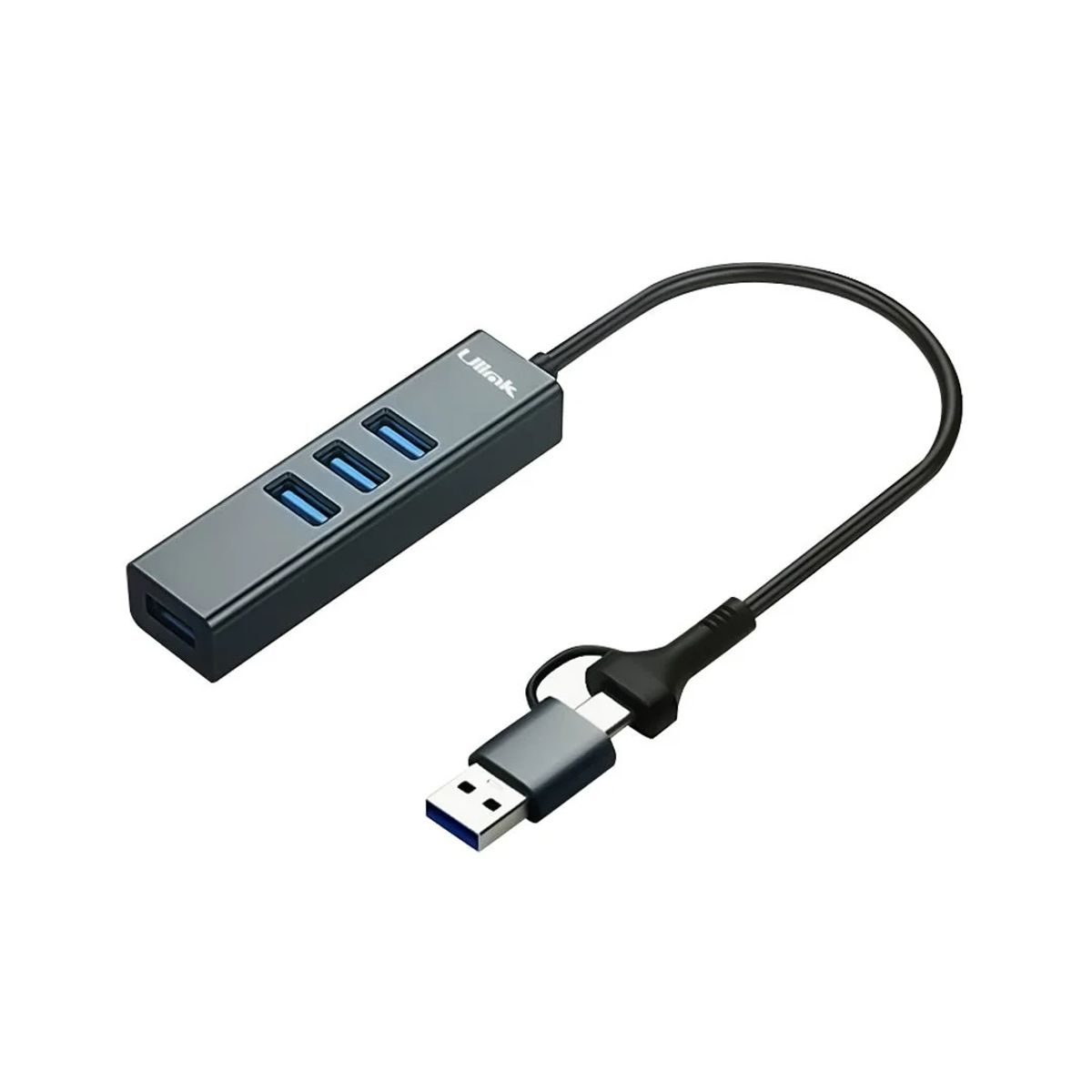 ULINK - HUB USB 4 Puertos USB-C y USB-A 2 en 1 UL-HUBCA4
