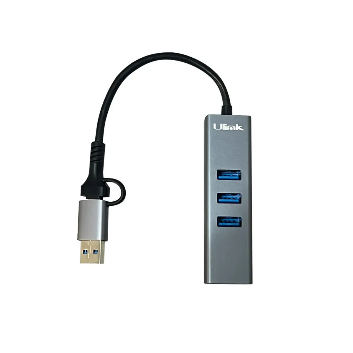 ULINK - HUB USB 4 Puertos USB-C y USB-A 2 en 1 UL-HUBCA4
