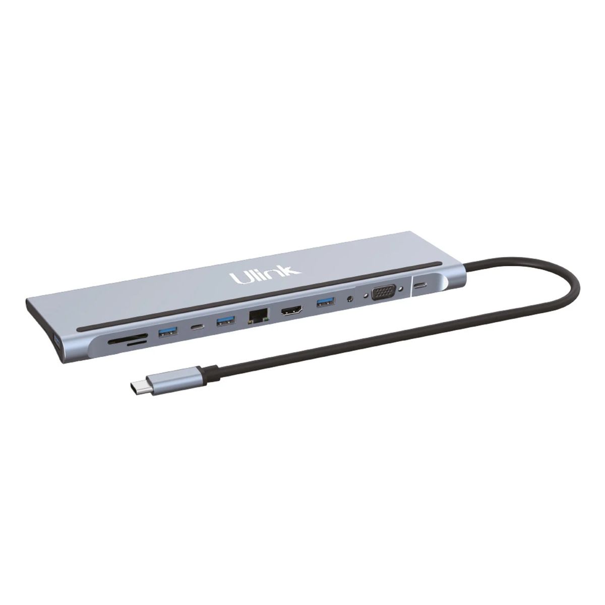 ULINK - Adaptador Multipuerto USB C 12 en 1 UL-ADC121 de Aluminio