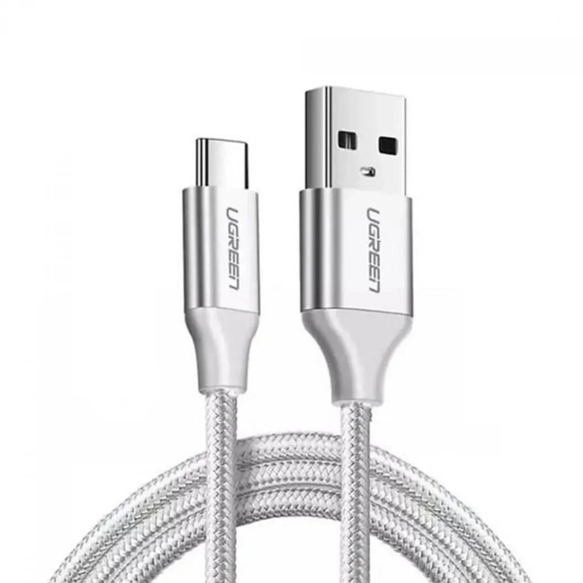 UGREEN - Cable USB-C a USB-A UGREEN 3A 2 Metros Reforzado US288 Blanco
