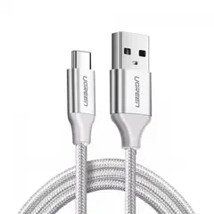 UGREEN - Cable USB-C a USB-A 3A 2 Metros Reforzado US288 Blanco