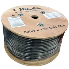 ULINK - Cable Red UTP Cat6 Exterior 100m Bobina Doble Chaqueta