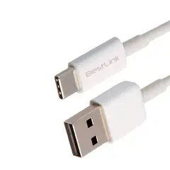 BESTLINK - Cable USB Tipo C a USB 5 Amperios 1m Carga Ultra Rápida