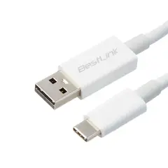 BESTLINK - Cable USB Tipo C 2.4A Carga Rápida 1 Metro