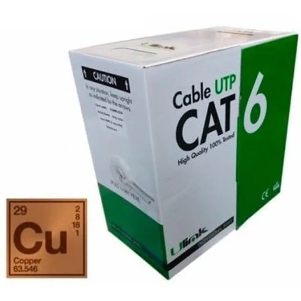 ULINK - Cable De Red Utp Cat6 Caja De 305mts 100% Cobre  Premium