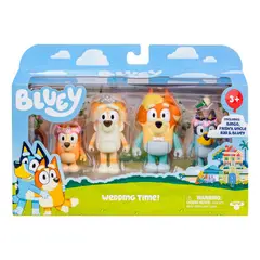 BLUEY - Set 4 Figuras - Wedding Time