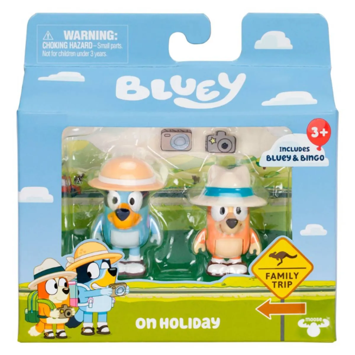 BLUEY - Bluey Set 2 Figuras - En vacaciones