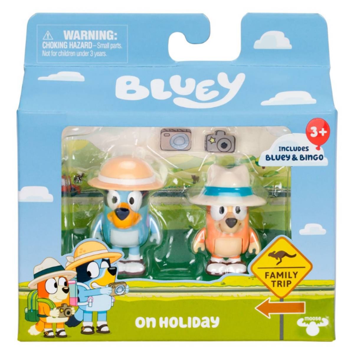 BLUEY - Bluey Set 2 Figuras - En vacaciones