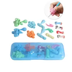 GENERICO - Pack Adaptador Corrector De Escritura Guía Lápiz Niños