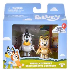 BLUEY - Set 2 Figuras - Disfraces de animales
