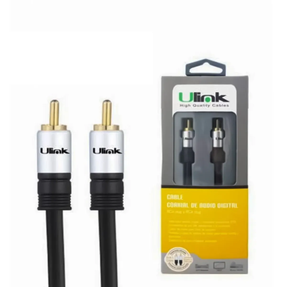 ULINK - Cable RCA a RCA 1.8 m Alta Fidelidad UL-PROADCX