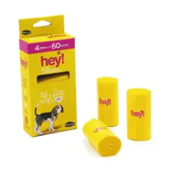 GENERICO - HEY! Caja4 Rollos de 15 bolsas 33X23 cm