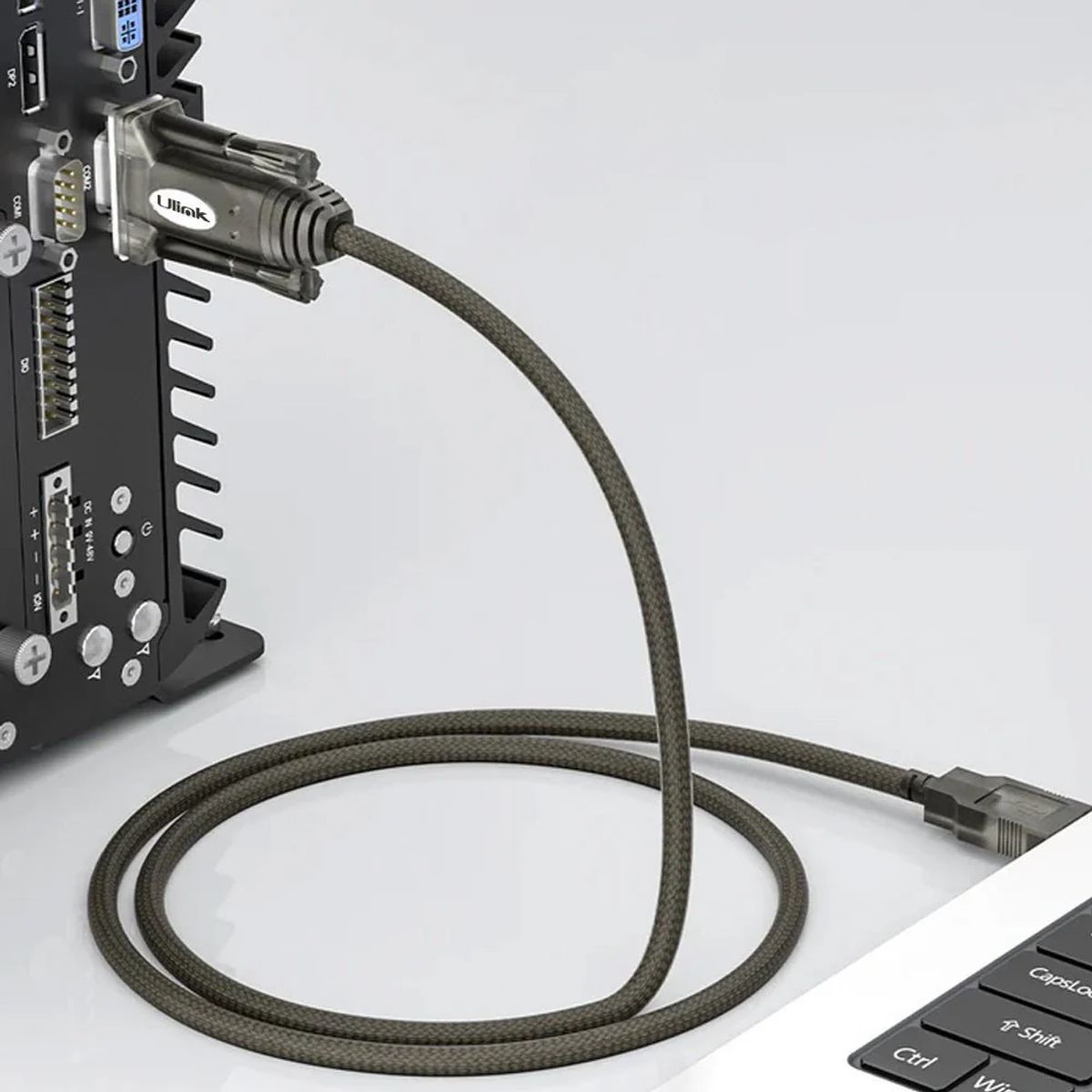 Adaptador USB a Serial DB9 + DB25 Ulink UL-Y105A, marca ULINK - Foto 2