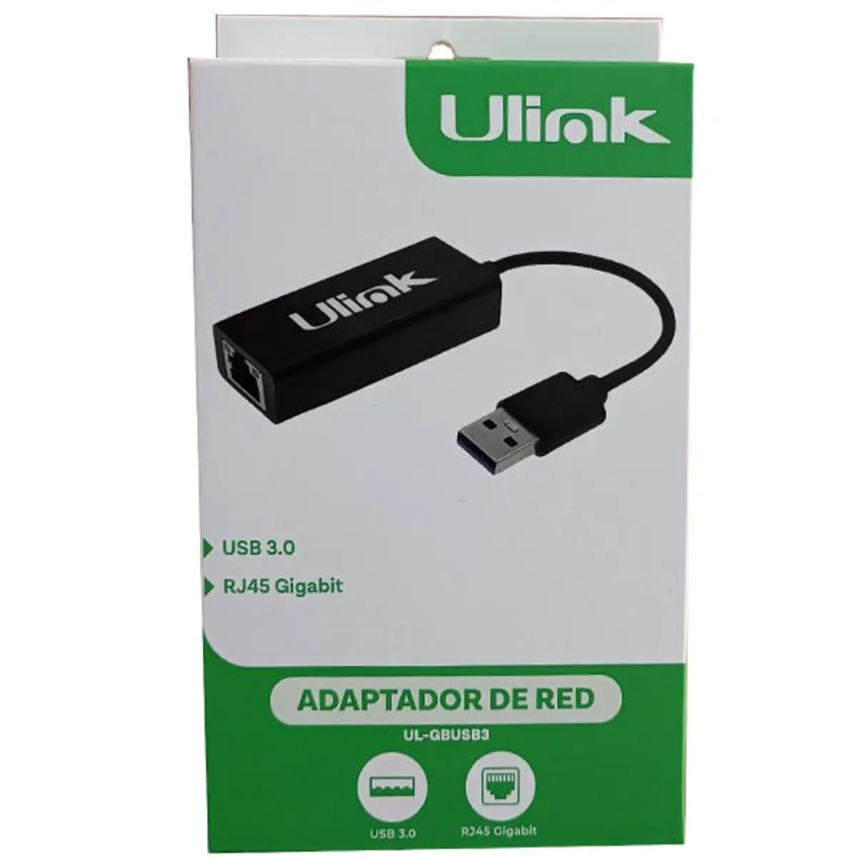Adaptador USB 3.0 a Gigabit Ethernet 1000Mbps UL-GBUSB3, marca ULINK - Foto 2
