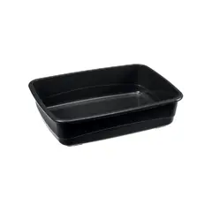 GENERICO - Arenero Bandeja Básica Negra 46,5x35,5x11,5 cm