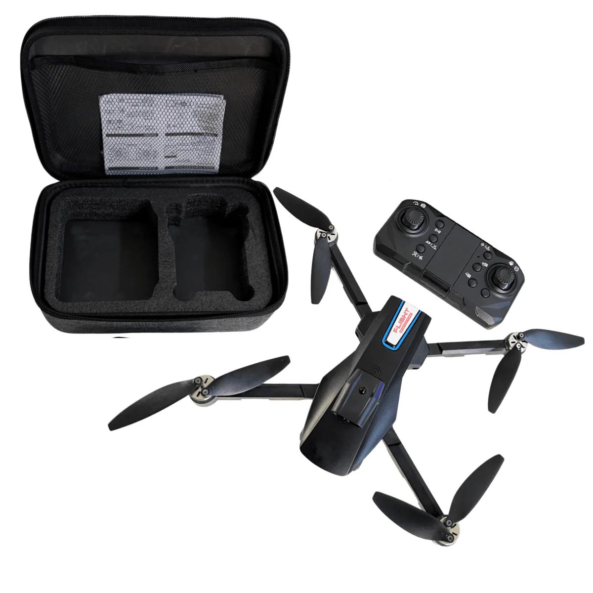 GENERICO - Drone Brushless L23 con Cámara HD y Estuche Plegable