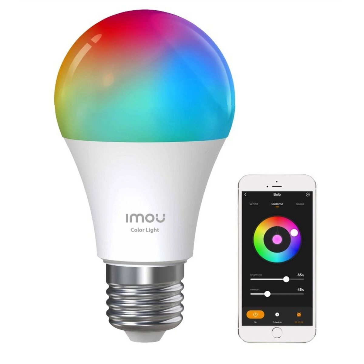 IMOU - Ampolleta LED Smart Imou CL1B-5 E27 Wifi 9W RGB
