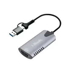 ULINK - Tarjeta capturadora de video HDMI 4K a USB C USB3.0 UL-ADV