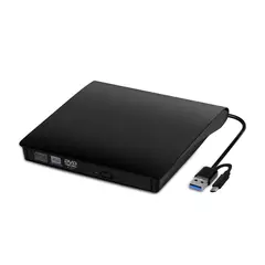 UTEK - Grabador Externo CDDVD USB 3.0 y USB C Unilink UT-RD12X