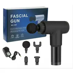 GENERICO - Masajeador Muscular Fascial Gun 6 Velocidades Color Azul