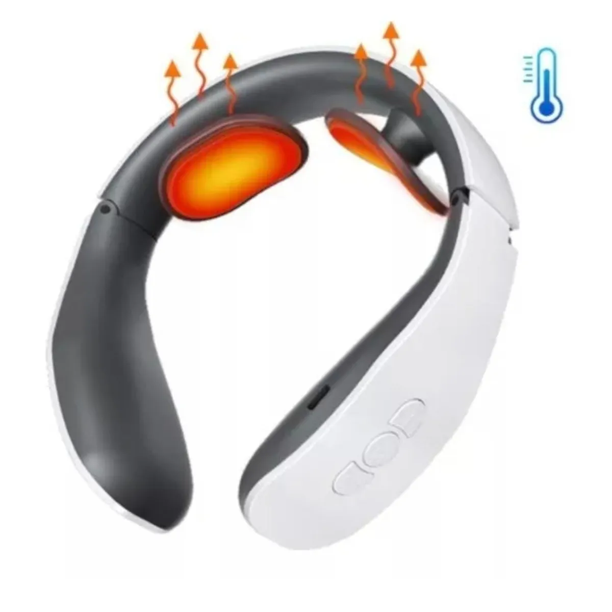 GENERICO - Masajeador Electro Estimulador Usb Cuello Espalda 2 Parches
