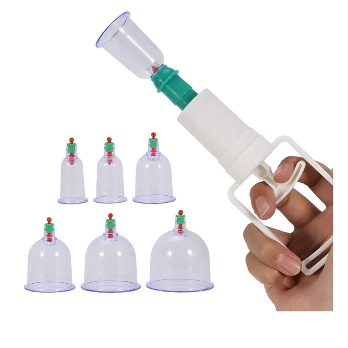GENERICO - Set Ventosas 6 PC COPAS