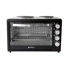 GENERICO - Horno Eléctrico-grill 55 L Hoffmans Y 2 Quemadores Cocina