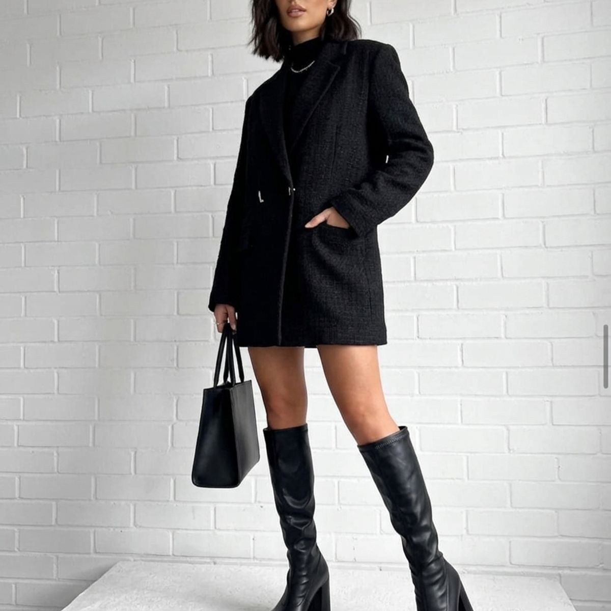 SNOOPY - Botas eco cuero Elasticadas  Mujer Taco Alto  con Plataforma M644