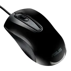 ASUS - Mouse Alambrico USB 0K100-00030300 óptico luz LED azul